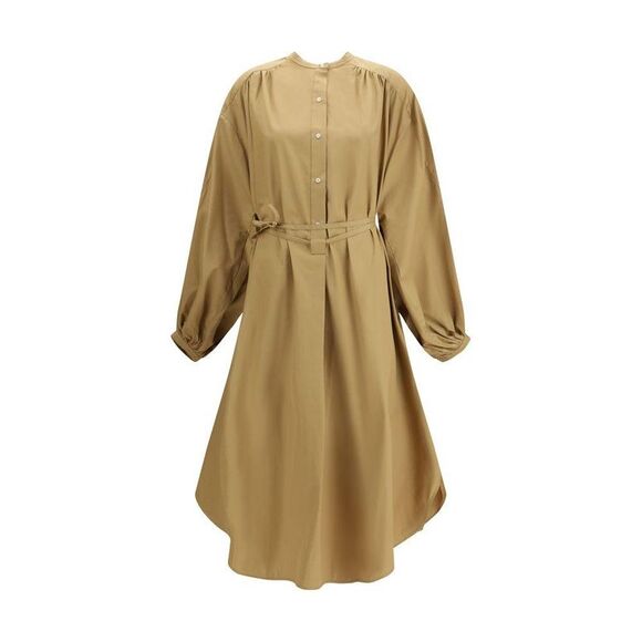 Loulou De Saison Dresses & Skirts - Loulou De Saison Cotton Casual Dress Women Beige Dresses